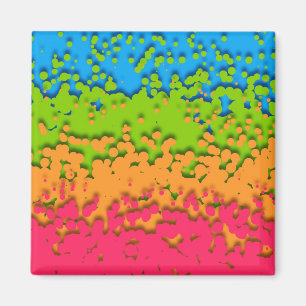 Imã Orgulhos Panromântico Groovy Retro Bubbly Trippy F