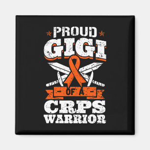 Imã Orgulhosa Gigi de um Guerreiro Crps Fita de Consci