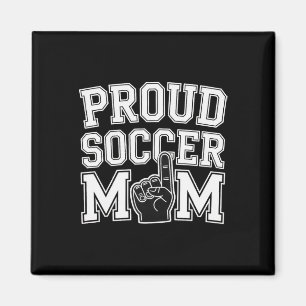 Imã Orgulhosa Mãe de Futebol Torcedor Alegre Apoio par