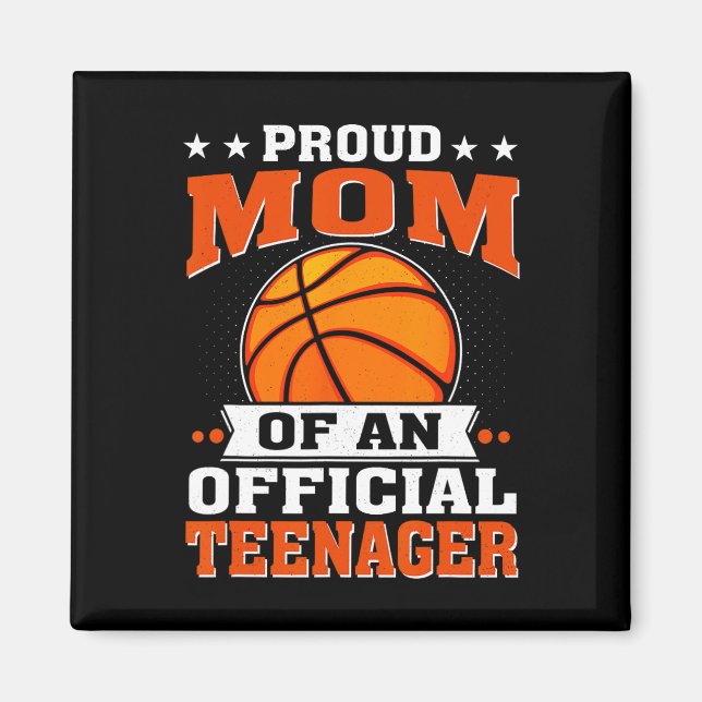 Imã Orgulhosa Mãe De Um Adolescente Oficial 13 Birthda (Frente)