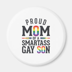 Imã Orgulhosa Mãe de um Filho Gay Esperto Camisa Vinta