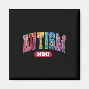 Imã Orgulhosa Mimi do Autismo Mês de Conscientização d