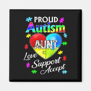 Imã Orgulhosa tia Autism Suporte a Awarene