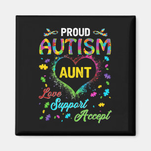 Imã Orgulhosa tia Autism Suporte a Awarene