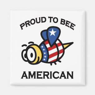 Imã Orgulhoso ao ímã do americano da abelha