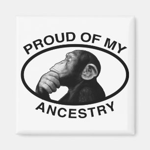 Imã Orgulhoso de meu chimpanzé da ascendência