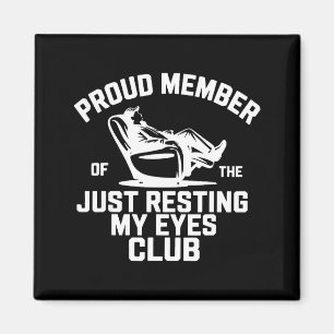 Imã Orgulhoso Membro Do Clube Só Descansando Meus Olho