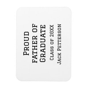 Ímã Orgulhoso pai da classe de formandos de 20XX adici