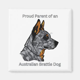 Imã Orgulhoso Pai de um Cachorro de Bovinos Australian