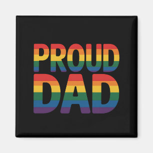 Imã Orgulhoso Pai Família LGBTQ Orgulho Gay Aliado Arc