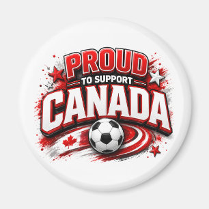 Imã ORGULHOSO POR CANADÁ Fã de Futebol Canadense