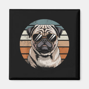 Imã Orgulhosos Cool Pug Homens Mulheres Proprietários