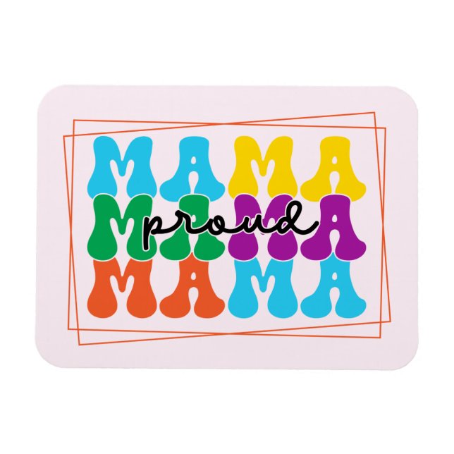 Ímã Orgulhosos Mama Autismo Magnitude (Horizontal)