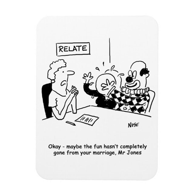 Ímã Orientação do casamento. Diversão não foi completa (Vertical)