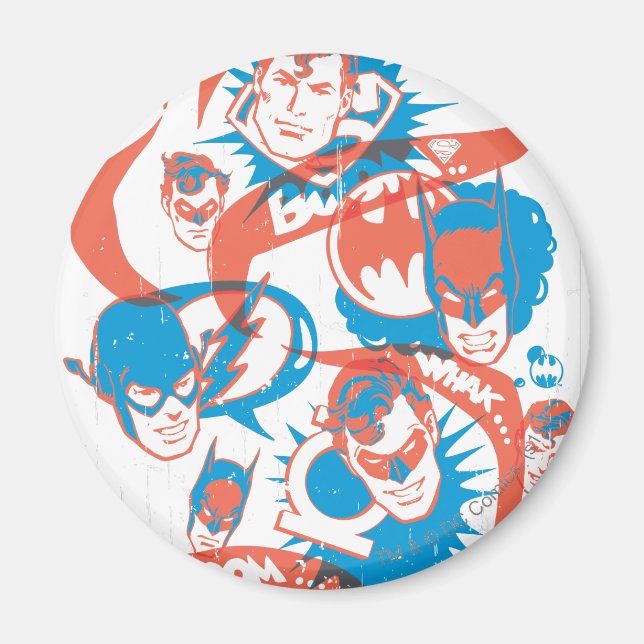 Imã Originais DC - Burst de Logotipo (Frente)