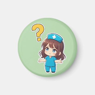 Imã Original Chibi Nurse 3.0 - Algo está errado