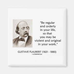 Imã Original violento de Gustave Flaubert em seu