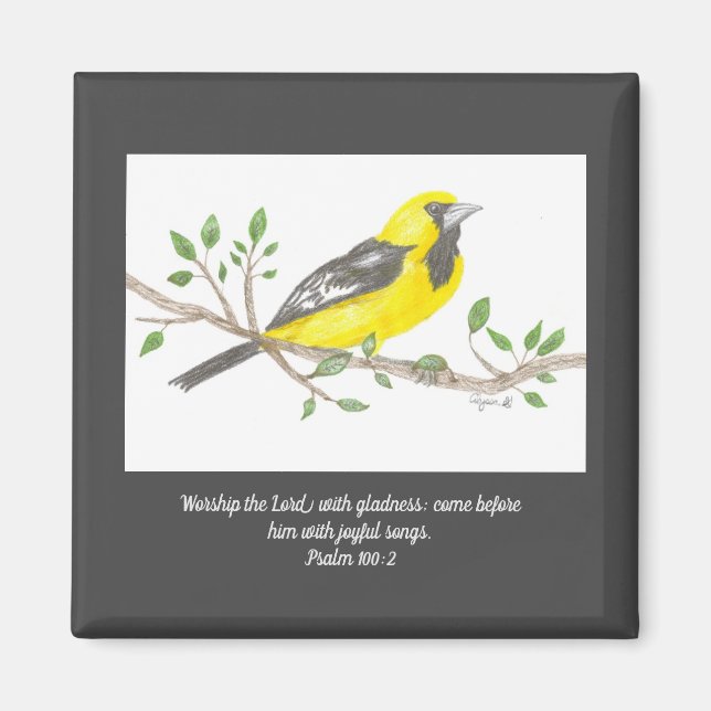 Imã Oriole Magnet (Frente)