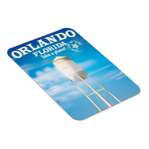 Ímã Orlando, viagem impressão da Torre da Flórida.