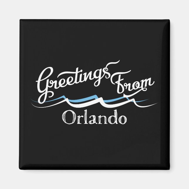 Imã Orlando Water Waves (Frente)