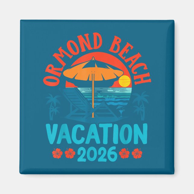 Imã Ormond Beach Florida 2026 Family Vacation Beach Su (Frente)