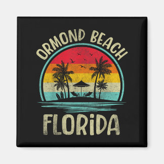 Imã Ormond Beach Flórida Palmeira Família Verão