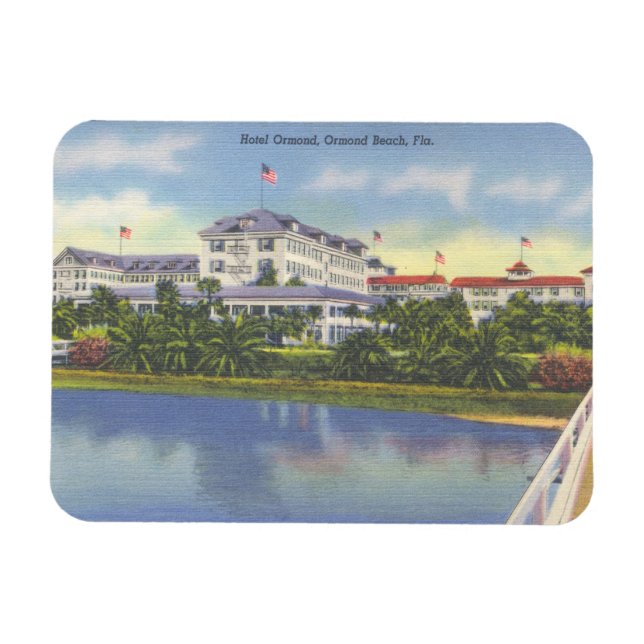 Ímã Ormond Hotel, Ormond Beach Florida (Horizontal)