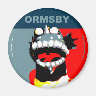 Imã Ormsby Campaign Magnet Round