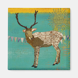 Imã Ornamentado Bronze Buck Sunshine Teto Magnet