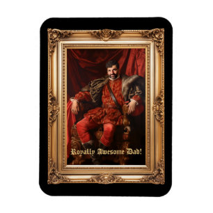 Ímã Ornamentado de Fotografias Personalizadas do Retra