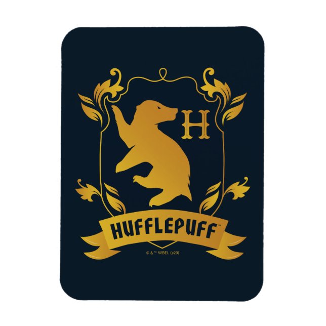 Ímã Ornamentado HUFFLUFF™ House Crest (Vertical)