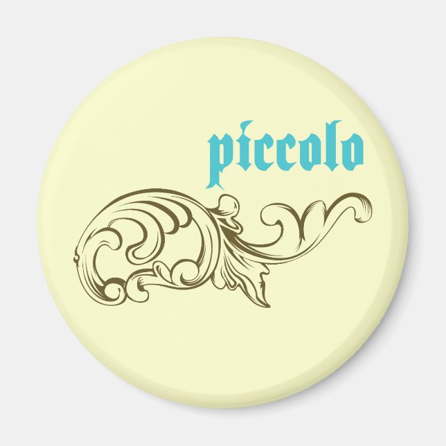 Imã Ornamentado Piccolo (Frente)