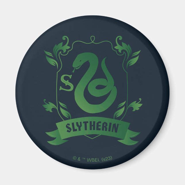 Imã Ornamentado SLYTHERIN™ House Crest (Frente)