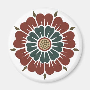 Imã Ornamento chinês Flor Owen Jones padrão asiático f