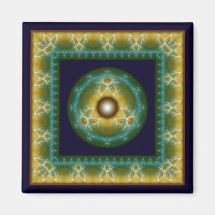 Imã Ornamento colorido místico