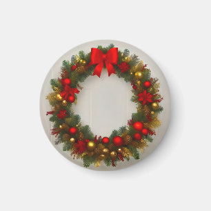 Imã ornamento da coroa de Natal