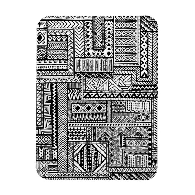Ímã Ornamento Étnico (Vertical)