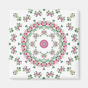 Imã Ornamento floral