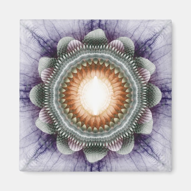 Imã Ornamento floral mágico (Frente)