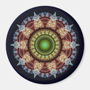 Imã ornamento fractal oriental esplêndido