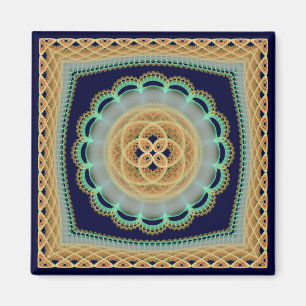 Imã Ornamento geométrico brilhante