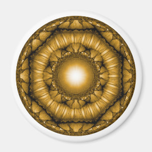 Imã Ornamento geométrico radiante brilhante