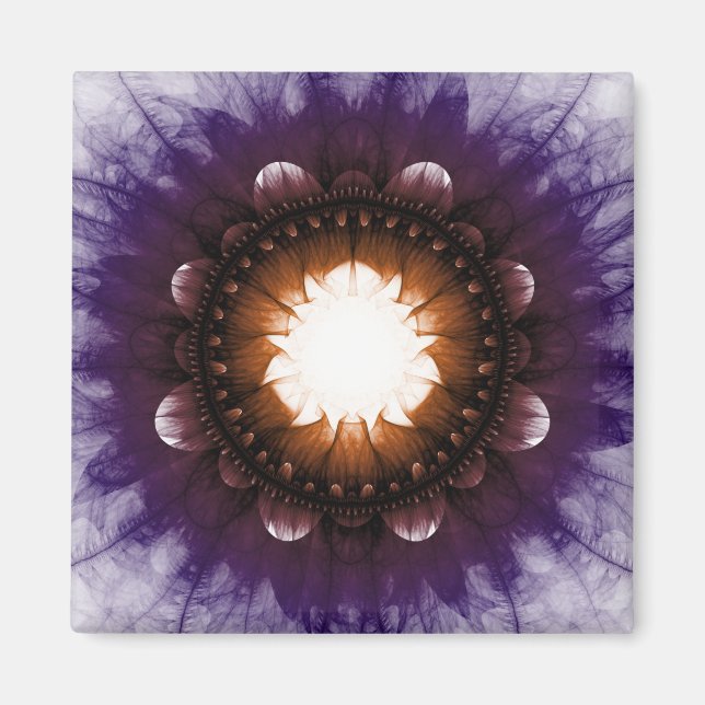 Imã Ornamento simbólico místico brilhante (Frente)