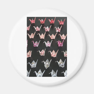 Imã ornamentos de gruas origami