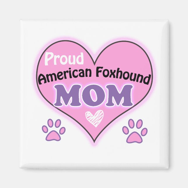 Imã Ororgulhosa mãe americana do Foxhound (Frente)