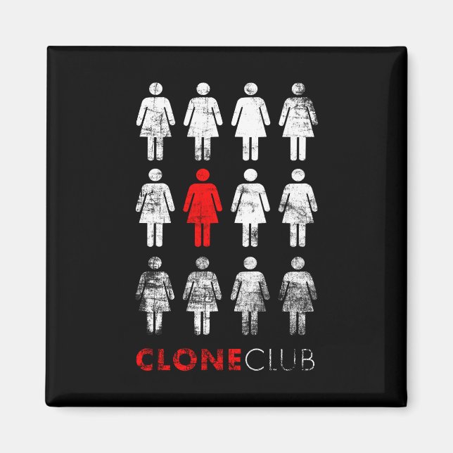 Imã Orphan Black | Clube Leda Clone (Frente)