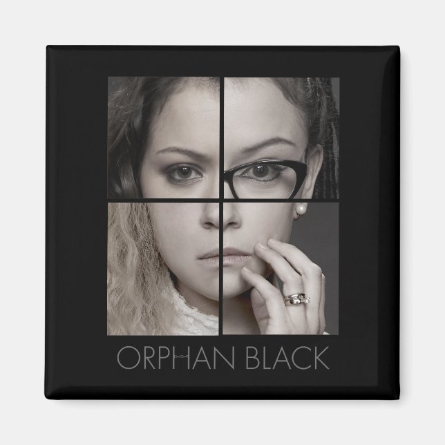 Imã Orphan Black | Colagem de clones (Frente)