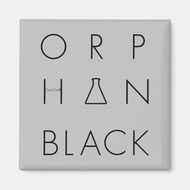 Imã Orphan Black | Grade de Logotipo (Frente)