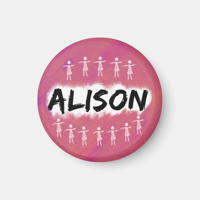 Imã Orphan Black Magnet - Alison (Frente)
