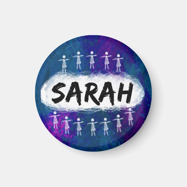 Imã Orphan Black Magnet - Sarah (Frente)